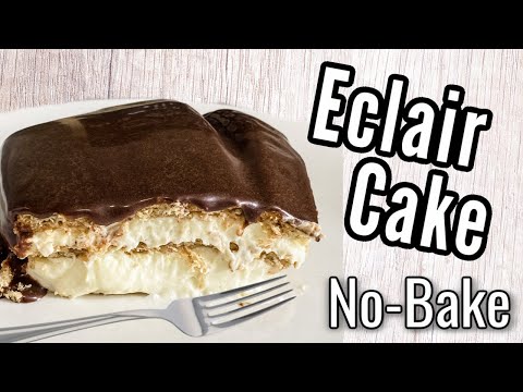 THE BEST No-Bake Eclair Cake Recipe | SUPER Easy dessert recipe | Love Served Daily