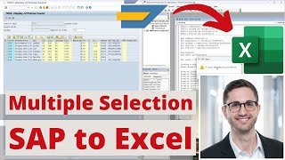 Excel to SAP - Multiple Selection in SAP GUI Scripting