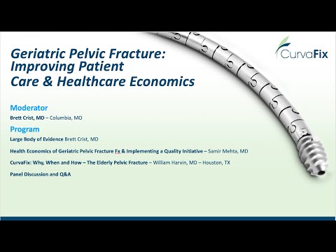 Webinar: Geriatric Pelvic Fracture Improving Patient Care & Healthcare Economics, May 29, 2025