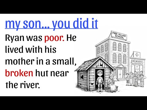 Ryan – The Poor Boy Who Became Successful | Simple English Motivational Story for English Learners