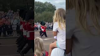 Changing the guard at Buckingham palace band of the welsh guards