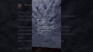Return to God with all your heart with fasting, weeping and mourning