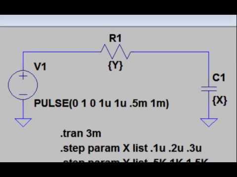 LTspice Stepping Parameters