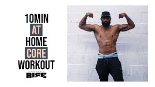 10 MINUTE AT HOME CORE WORKOUT