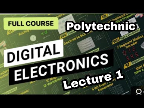 Digital electronics lecture 1 polytechnic