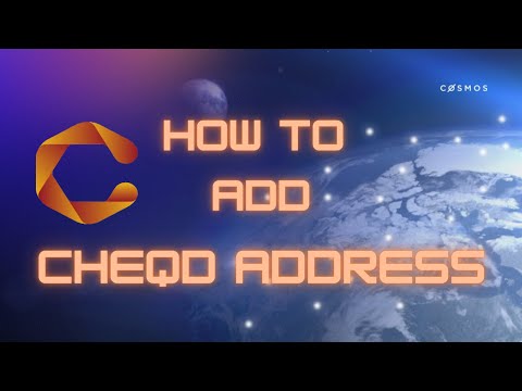 How to add Cheqd Wallet address to Keplr wallet - Cheqd chain