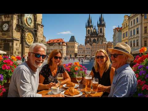 Prague walking tour – The Most Magical City in Europe (4K ASMR)