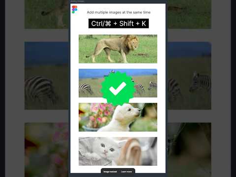 👉 How to Add Multiple Images at Once in Figma | Figma Shortcut Tips