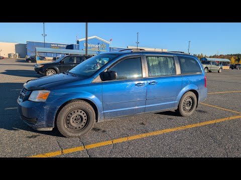 Solo camping in my Dodge caravan 
