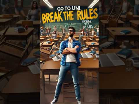 Go to Uni, Break the rules ! #university  #entrepreneurmindset  #businessgrowth #businessstartup