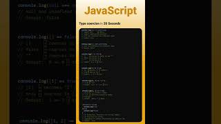 Type coercion in JavaScript #code #coding #webdev #reactjs #nodejs #frontend #js #javascript