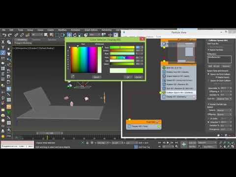 3dsMax FX Technique ParticleFlow  Based on Mazda 6 commercial FX Scene