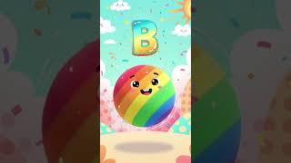 ABC For Kids 🅰️🅱️🅲 | Cute Cartoon Animation | 15 sec Learning Shorts #ABCLearning #NurseryShorts