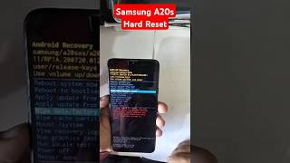 Samsung A20s Hard Reset #hardreset #reset #viralshort #samsung