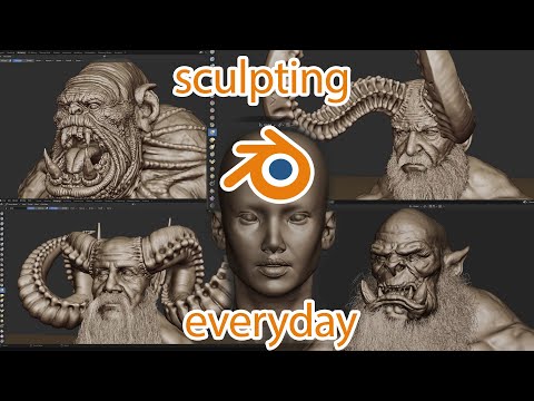 Blender 4.00 - sculpt everyday #5