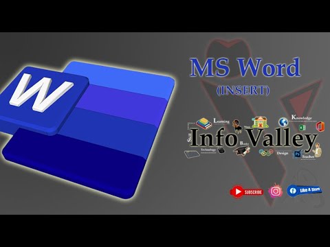 MS Word - INSERT