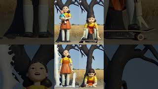 Cute doll 👍 3 #shorts #squidgame #squidgameplot  #shortsviral #squidgame3 #squidgame2 #comedy
