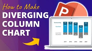 How to Make a Diverging Column Chart in PowerPoint