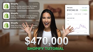 Shopify Tutorial: How To Build an E-commerce Business (My Secret Strategy Revealed)