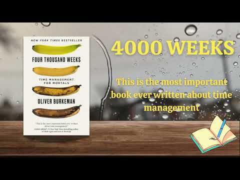 Four thousand weeks | Full Audiobook | Best Voice