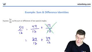 Trig Identity: Sum and Difference Identities | High School Math Simplified | Wizeprep
