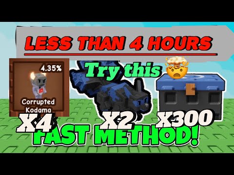 Opening 100 corrupted kitsune chest and easy method i used #roblox #growagarden 