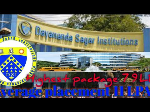 Dayanad Sagar college of engineering Banglore || Highest package 80LPA || #comedk2024 #banglore