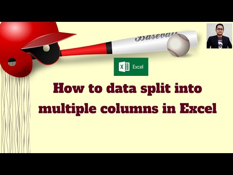 Data split  into multiple columns in Excel