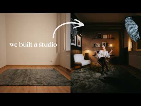 We Turned A Tiny Room Into A YouTube Studio