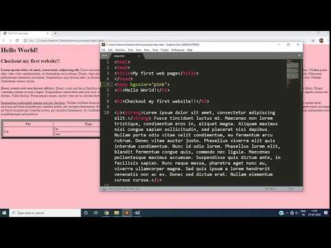 Adding Colors to your HTML | Video #5