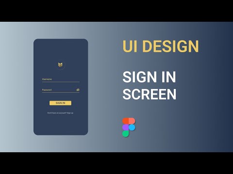 How to make SIGN IN Screen | Figma Tool | Login Page | UI Design | UI/UX | Creative Graphic