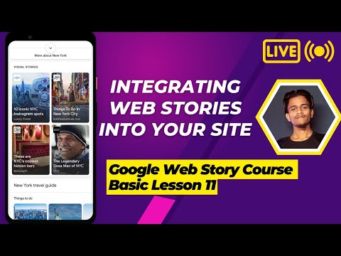 Web Story integration into Your Site | Google Web Story Course basic Lesson 11