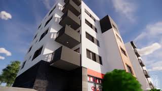 Small Residential Building - Revit 2019 model, Enscape visualization