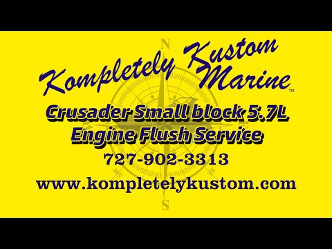 Crusader Small Block 5.7L Engine Flush Service