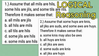 Logical Reasoning: Assume that all mils are hils, some hils are jils, and some tils are rils.