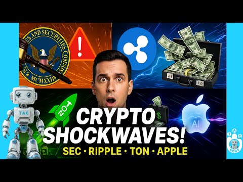 SEC Shakes Up Crypto Rules  Ripple Refund  TON Skyrockets  Apple’s AI Moves  TAC Crypto News