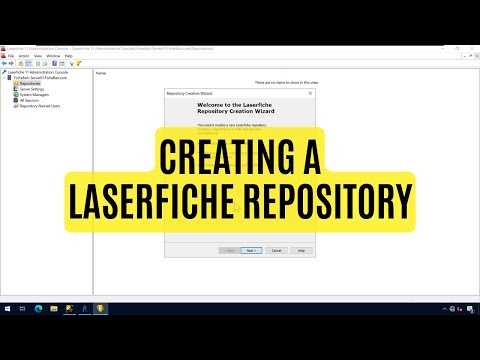 How-to Create a Laserfiche Repository