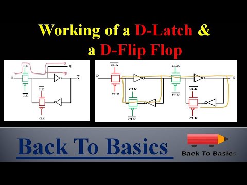 D-Latch & D-Flip flop.