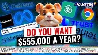 Meta buys AI startup Manus, BlackRock’s BUIDL reaches $100M, Trust Wallet hack ⚡️ Hamster News