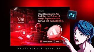 How to create a web 3 design on Photoshop | Practical steps explained! 