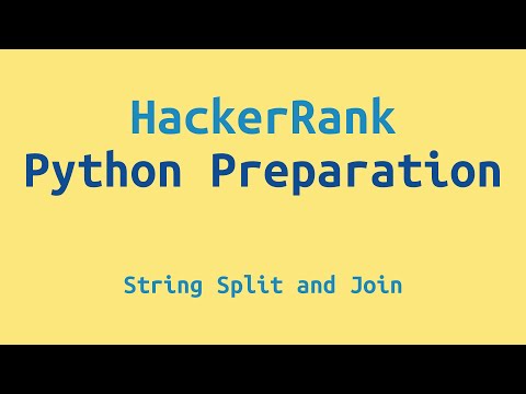 15. HackerRank Python Preparation - String Split and Join - Challenge Solution