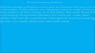 What is application software?