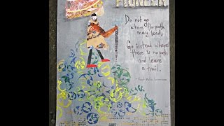 The Pioneer Archetype Art Journal Page