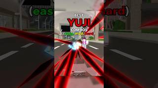 Best YUJI Combos for level easy medium hard | Jujutsu Shenanigans #jujutsushenanigans #roblox