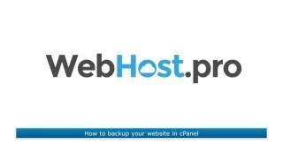 How to back up your website and database in CPanel with Paper Lantern