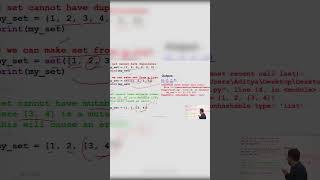 What ever is the reason Python Won't take duplicates value?