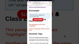 "HTML Basics in 60s: Block, Inline, ID, Class & Semantic Tags!"#html  #mernstack  #viral