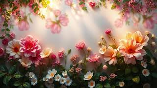 8 Masterpieces of Floral Art | 4K Stunning Wall Flower Paintings | Silent Background