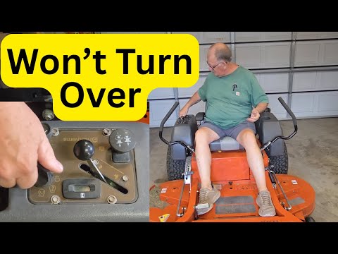 Zero Turn Starting Problems? Do This First!