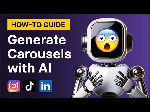 Text, URL or YouTube to Carousel with AI